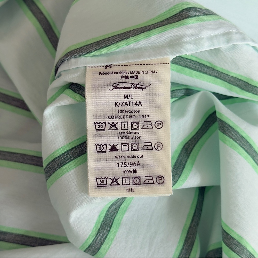 Brand New Shirt Cotton Summer Dress. Brand: American Vintage. Retail price: $279 - Picture 9 of 16